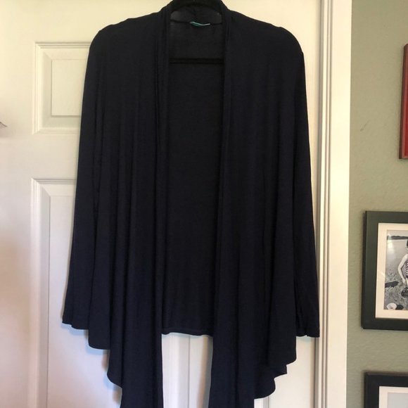 FREE TO LIVE | Women's Long Sleeve Cardigans Open Front Drape Lightweight Jacket - Picture 2 of 5